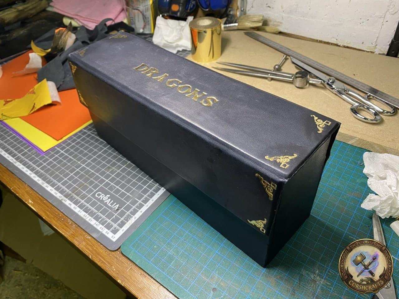 Boîte à cartes de sorts Dragons