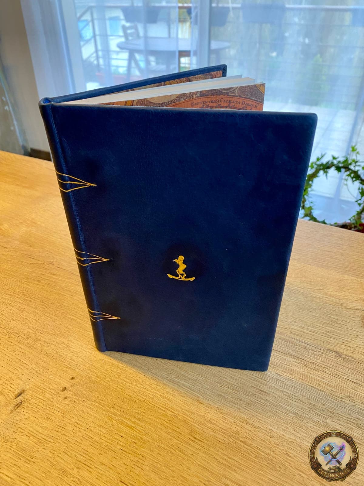 Carnet relié thème marin