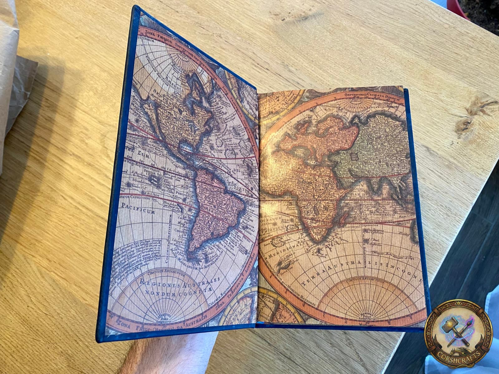 Carnet relié thème marin