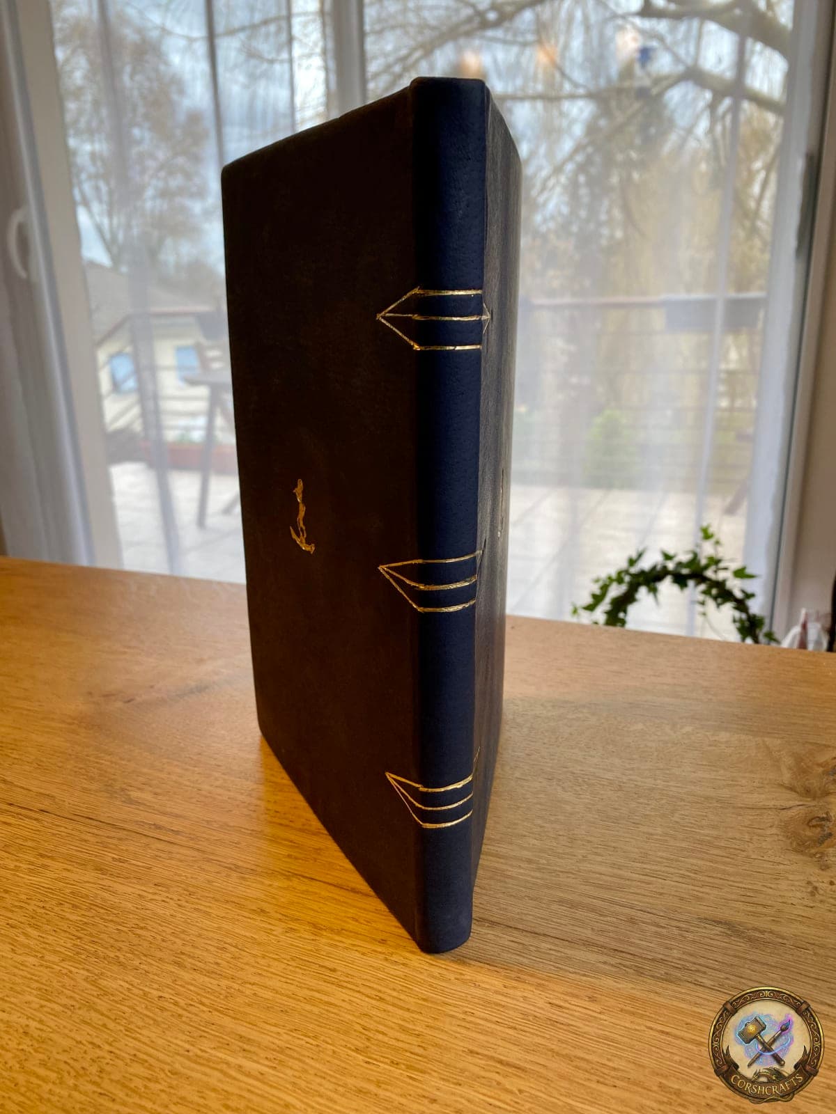 Carnet relié thème marin